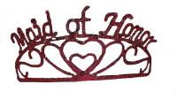 Pink Sparkle Maid of Honor Tiara - Bachelorette Party Tiara